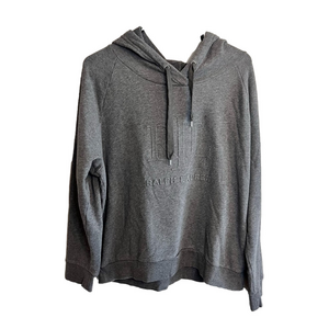 Lauren Ralph Lauren Grey Hoodie Women’s Large Logo Pullover
